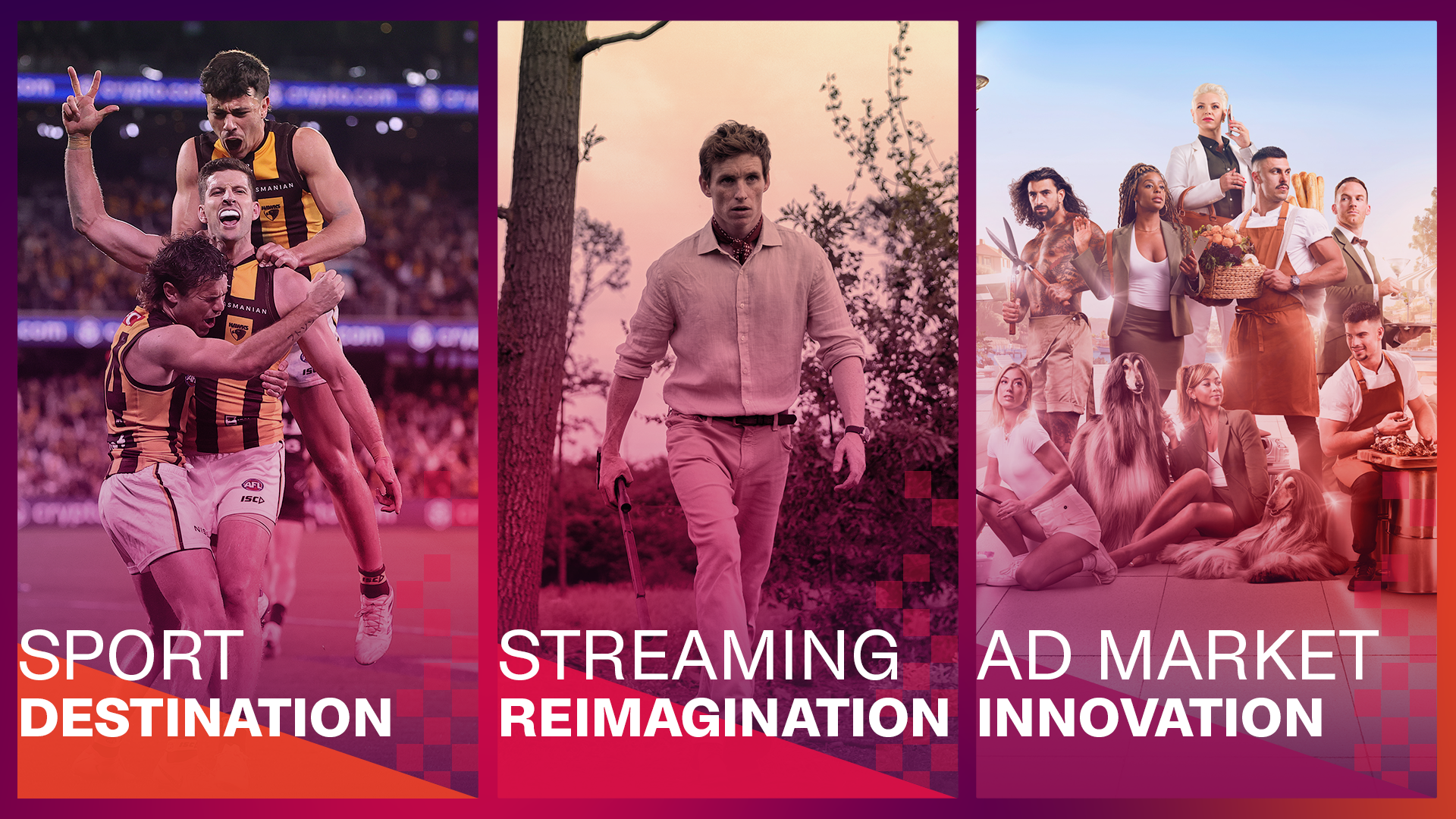 Sport Destination, Streaming Reimagination, Ad Market Innovation